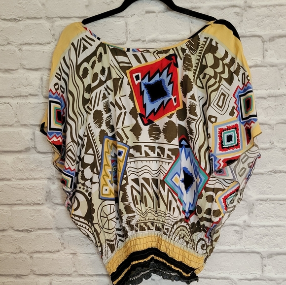 WILD Thyme printed top size M - Picture 5 of 14